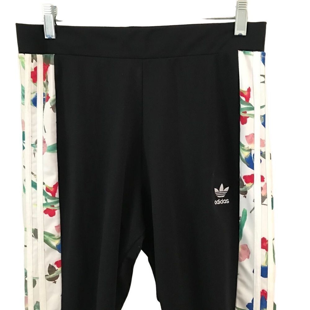 Adidas all over print tights floral leggings M/28*‎ - Picture 5 of 10